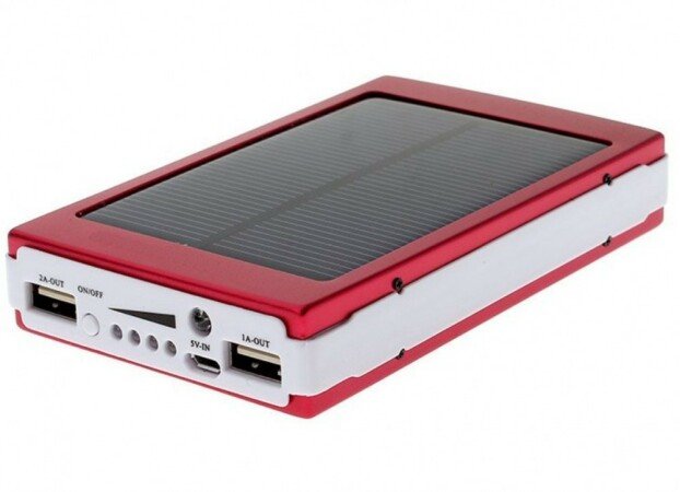 Power Bank solar cu lanterna